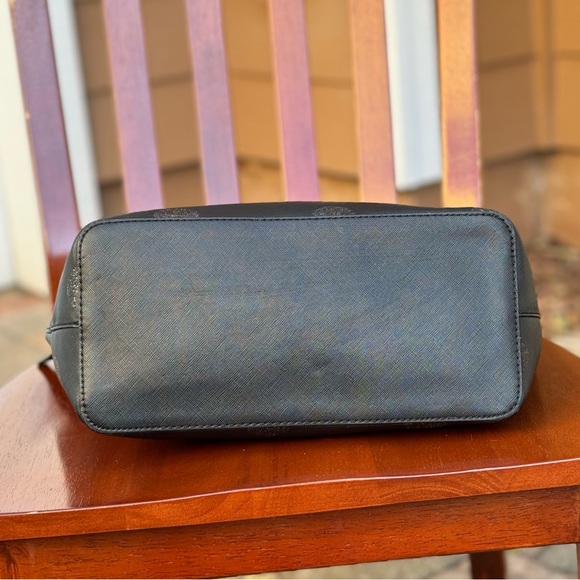 Kate Spade Black Glitter Polka Dot Small Tote Bag - Picture 6 of 9